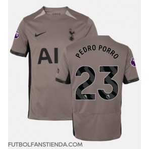 Tottenham Hotspur Pedro Porro #23 Tercera Equipación 2023-24 Manga Corta